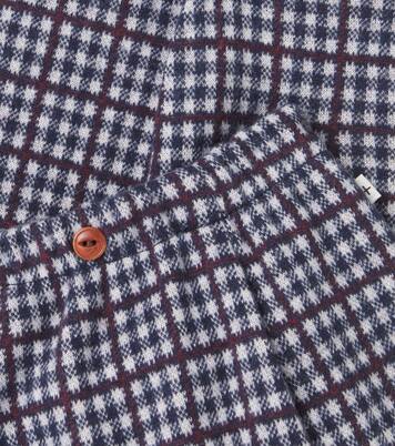 Baby Simon checked cotton-blend pants | 1 + in the Family