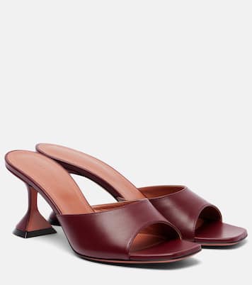 Lupita 70 leather mules | Amina Muaddi