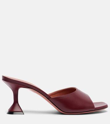 Lupita 70 leather mules | Amina Muaddi