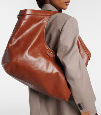 Tote Bag Gucci Giglio Large aus Leder | Gucci