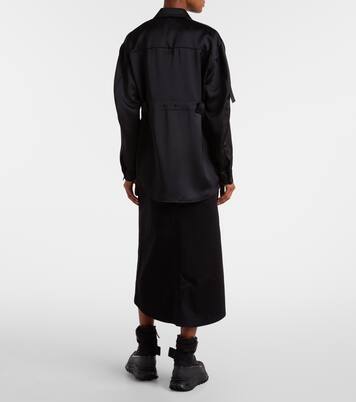 x EE72 camisa abotonada por Edward Enninful | Moncler Genius