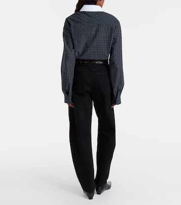 Jeans barrel Luna Pieced de tiro medio | Agolde