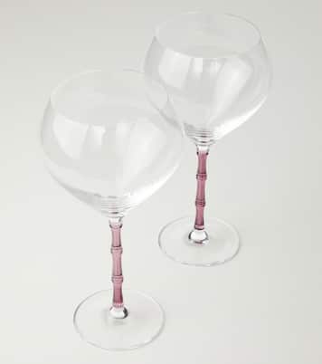 Bamboo Balloon set of 2 glasses | La DoubleJ