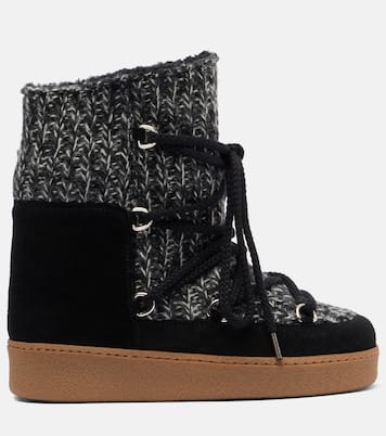 绒面革边饰雪地靴 | Isabel Marant