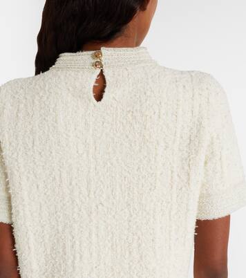 Vestido corto en mezcla de lana  | Gucci