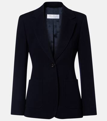 Utilita virgin wool jersey blazer | Max Mara