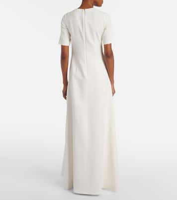 Robe longue à fleurs | Monique Lhuillier