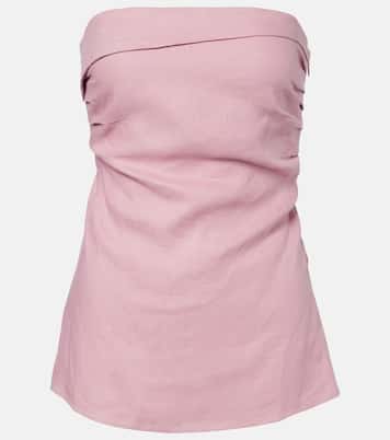 Top Caen de lino sin tirantes | Faithfull