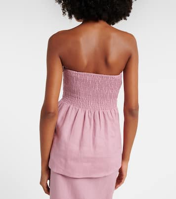 Top Caen de lino sin tirantes | Faithfull