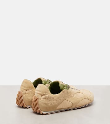 Orbit Flash suede-trimmed sneakers | Bottega Veneta