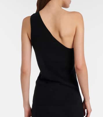 One-Shoulder-Top aus Baumwolle und Kaschmir | Lisa Yang
