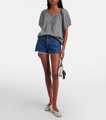 June gingham cotton shirt | Dôen