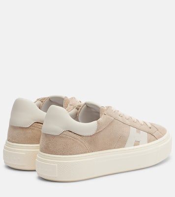 H705 Allacciato H suede platform sneakers | Hogan