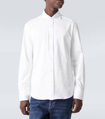 Cotton poplin shirt | Brunello Cucinelli