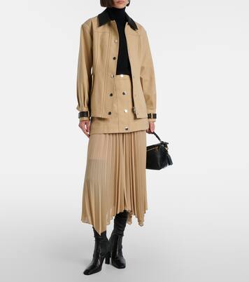 تنورة ميدي من القطن Patricka | Veronica Beard