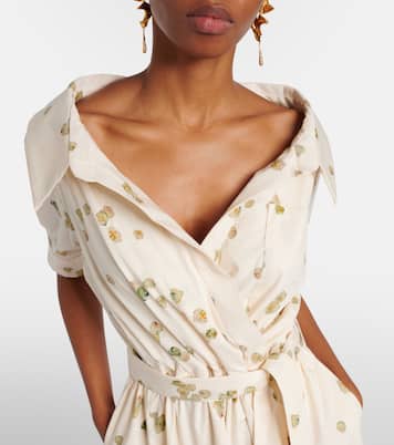 Wickelkleid Lydia aus einem Baumwollgemisch | Altuzarra