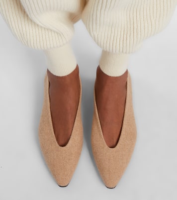 Rebecca herringbone ballet flats | Loro Piana