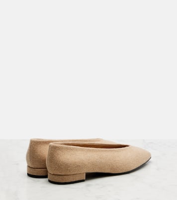Rebecca herringbone ballet flats | Loro Piana