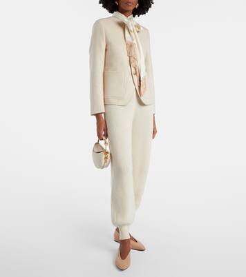 Rebecca herringbone ballet flats | Loro Piana