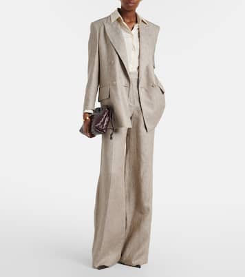Pantalon ample Deserto en lin | Max Mara