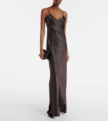 Robe longue Cami en charmeuse de soie | Nili Lotan
