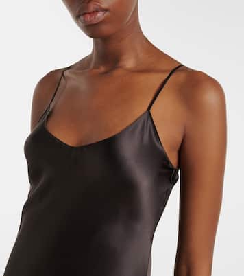 Robe longue Cami en charmeuse de soie | Nili Lotan