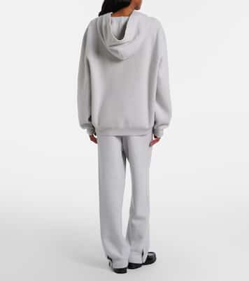 Cashmere straight pants with rose quartz | God's True Cashmere