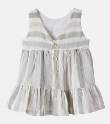유아 - Calonge 스트라이프 리넨 드레스 | 1 + in the Family