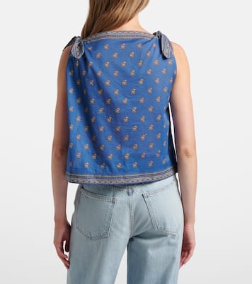 Amalia printed cotton top | Dôen