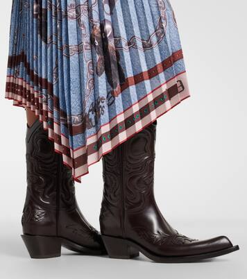 Bouni leather cowboy boots | Acne Studios