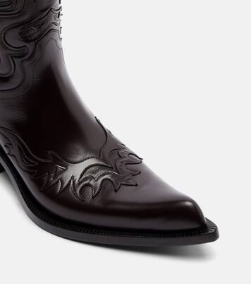 Bouni leather cowboy boots | Acne Studios