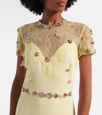 Embellished sequined crêpe gown | Costarellos