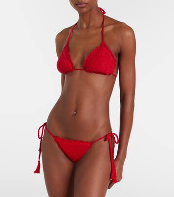 Crochet cotton bikini top | Anna Kosturova