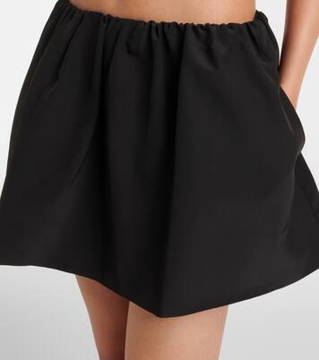 Gathered miniskirt | Wardrobe.NYC
