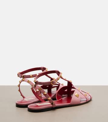 Sandalen Rockstud aus Leder | Valentino Garavani