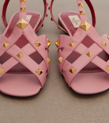 Sandalen Rockstud aus Leder | Valentino Garavani