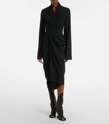 Draped wrap dress | Rick Owens