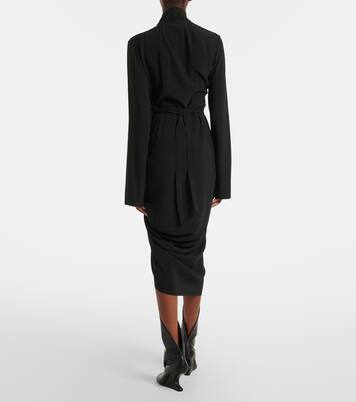 Draped wrap dress | Rick Owens