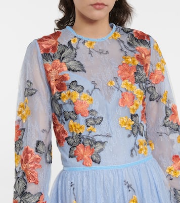 Robe Liana aus Spitze | Costarellos