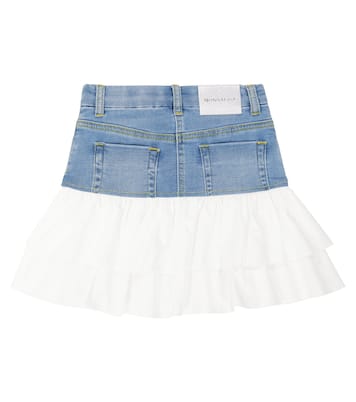 Jupe en jean à ornements | Monnalisa