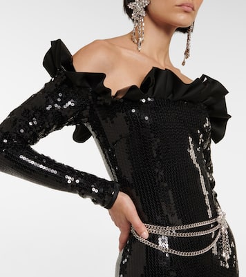 Body mit Pailletten | Alessandra Rich