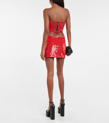 Minifalda con lentejuelas | The Mannei