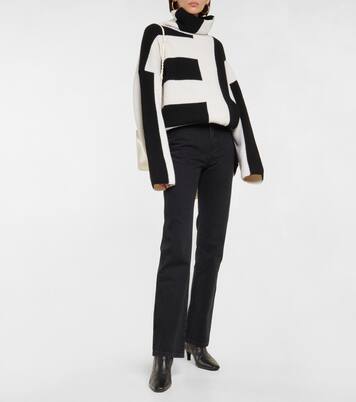 Fulham high-rise straight jeans | Joseph