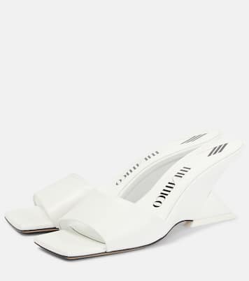 Pantoletten Cheope aus Leder | The Attico