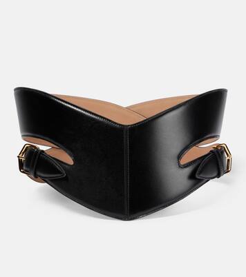 Cintura in pelle con cut-out | Alaïa