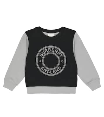 Logo cotton jersey sweatshirt | Burberry Kids