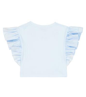 Embellished cotton T-shirt | Monnalisa