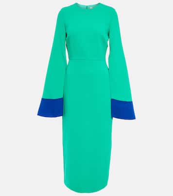 Robe midi en laine | Roksanda