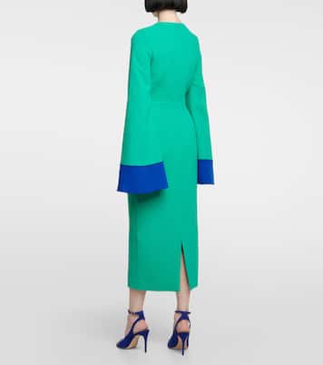 Robe midi en laine | Roksanda