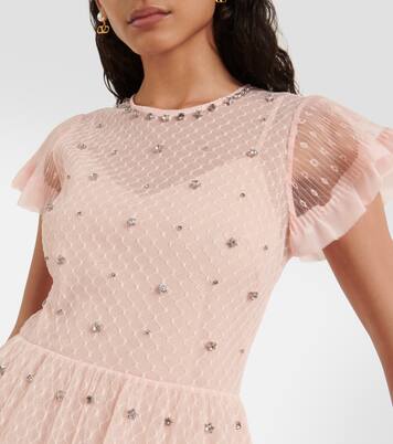 Robe en plumetis à ornements | REDValentino